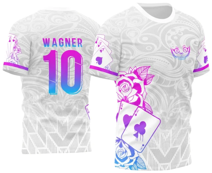 Arte Vetor Camisa InterClasse Carta Naipe 2023 Branca Modelo 1