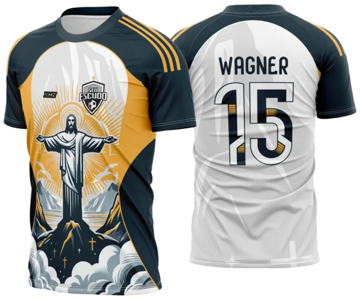 Arte Vetor Camisa Interclasse Cristo Redentor