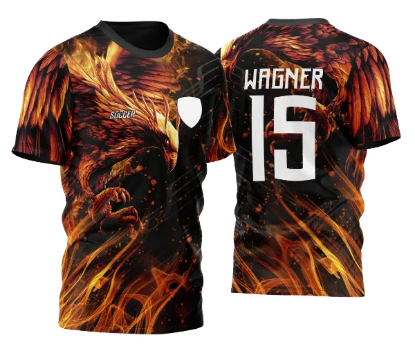 Arte Vetor Camisa InterClasse Fenix Fogo 2024 Modelo 03