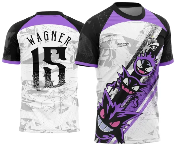 Arte Vetor Camisa Interclasse Gengar 2025