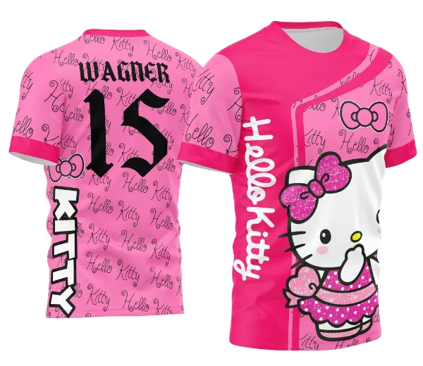 Arte Vetor Camisa Interclasse Hello Kitty 2024