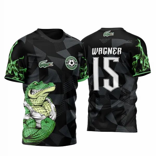 Arte Vetor Camisa InterClasse Jacaré Crocodilo 2023