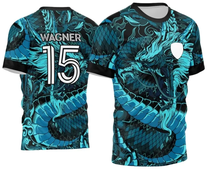 Arte Vetor Camisa Interclasse - Jogos Internos - 2024 - Dragão Azul