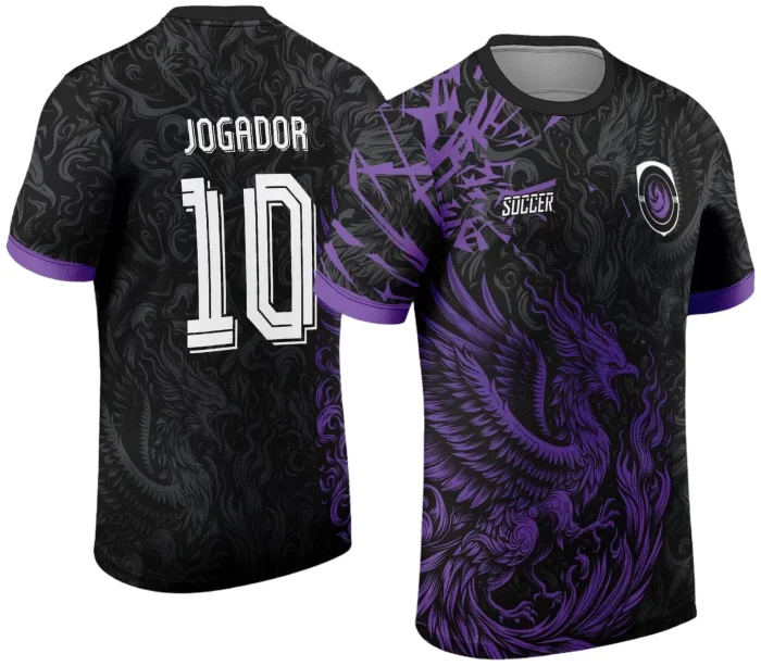 Arte Vetor Camisa Interclasse - Jogos Internos - 2024 - Fênix Roxa 