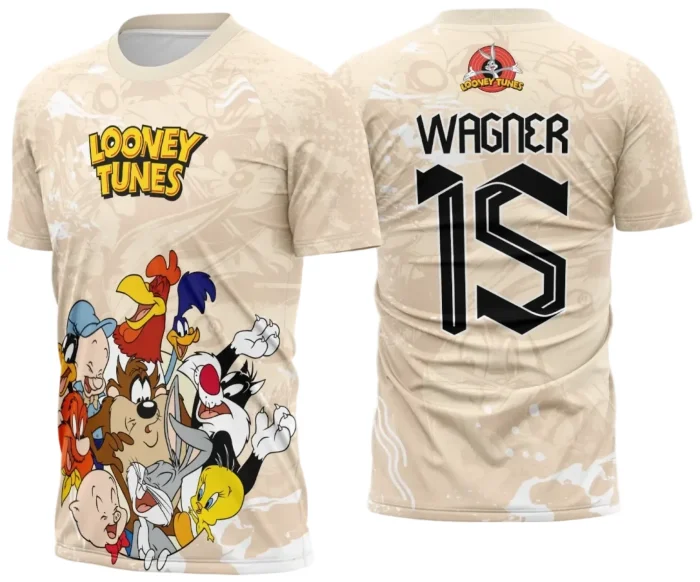 Arte Vetor Camisa Interclasse Looney Tunes 2025