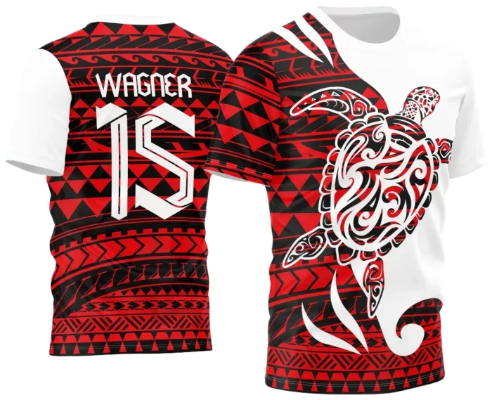 Arte Vetor Camisa Interclasse Tartaruga Tribal