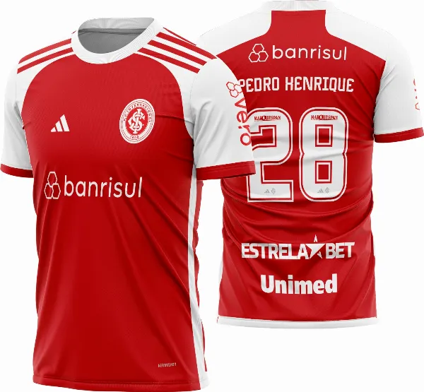 Arte Vetor Camisa Internacional Titular 2024 - 2025