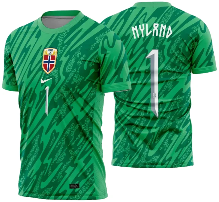 Arte Vetor Camisa Noruega Goleiro 2024 - 2025