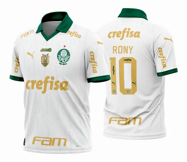 Arte Vetor Camisa Palmeiras Reserva 2024 - 2025