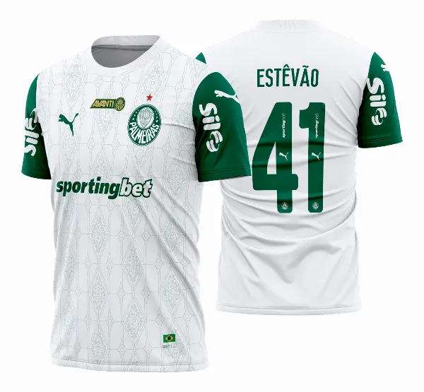 Arte Vetor Camisa Palmeiras Reserva 2025 - 2026
