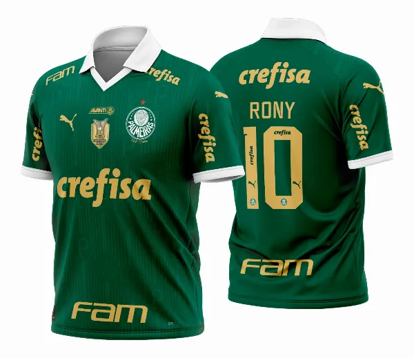 Arte Vetor Camisa Palmeiras Titular 2024 - 2025