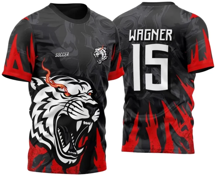 Arte Vetor Camisa Para Atlética Acadêmica e InterClasse Tigre Branco 2025