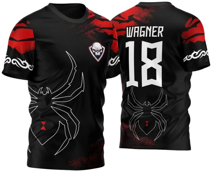 Arte Vetor Camisa Para InterClasse Aranha Viuva Negra 2023