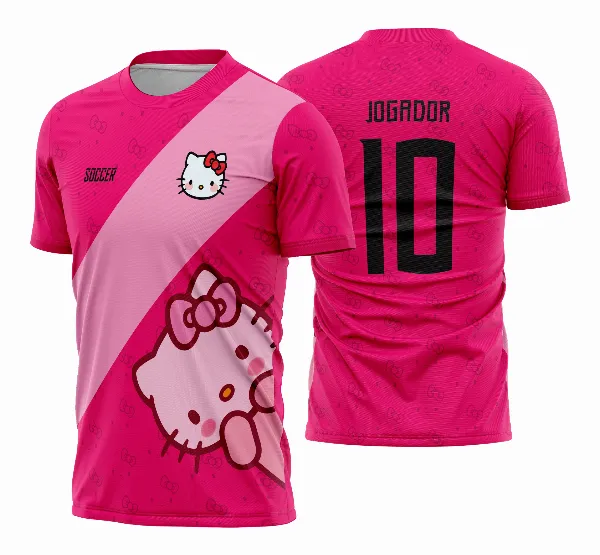 Arte Vetor Camisa Para InterClasse Hello Kitty 2026 Rosa