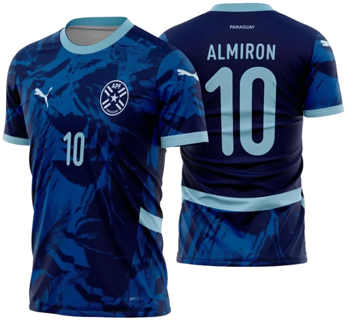 Arte Vetor Camisa Paraguai Reserva 2024 - 2025