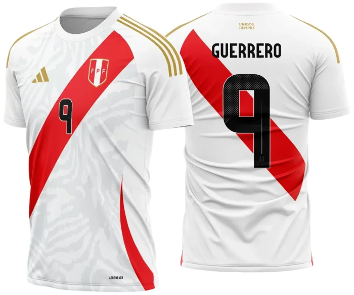 Arte Vetor Camisa Peru Titular 2024 - 2025