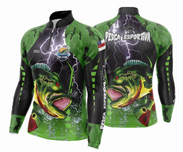 Arte Vetor Camisa Pesca Esportiva | Modelo 06