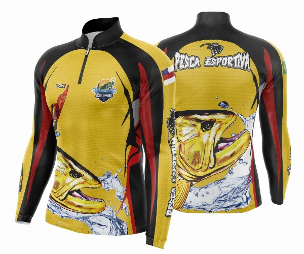 Arte Vetor Camisa Pesca Esportiva | Modelo 10
