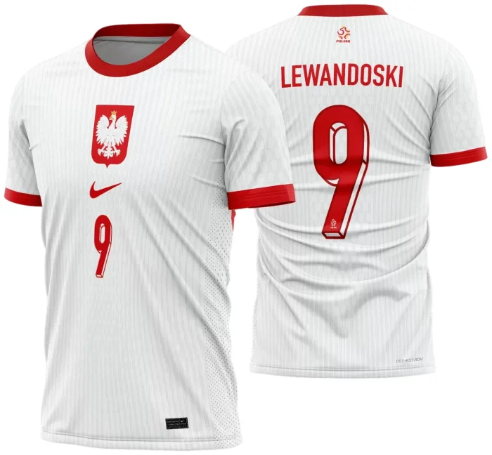 Arte Vetor Camisa Polônia Titular 2024 - 2025