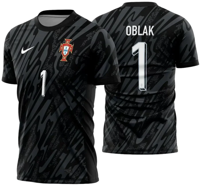 Arte Vetor Camisa Portugal Goleiro 2024 - 2025