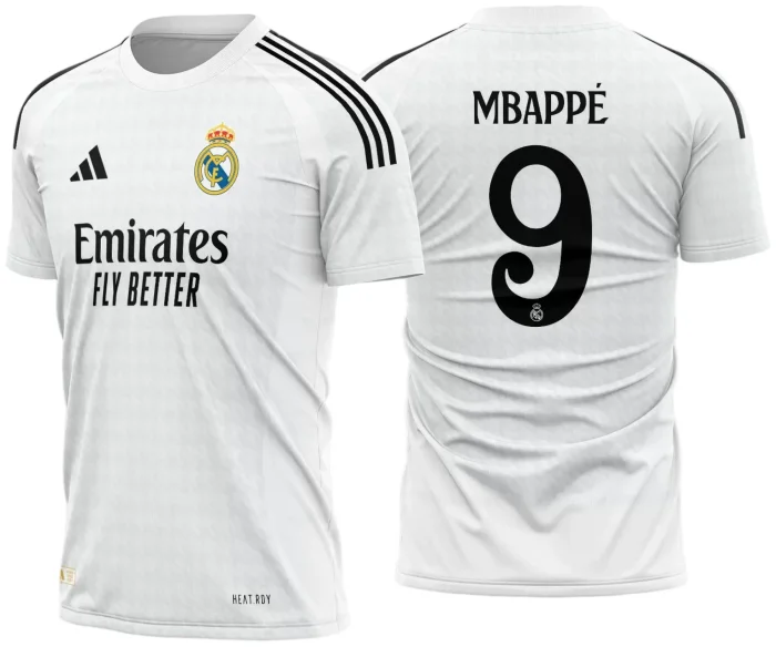 Arte Vetor Camisa Real Madrid Titular 2024 - 2025