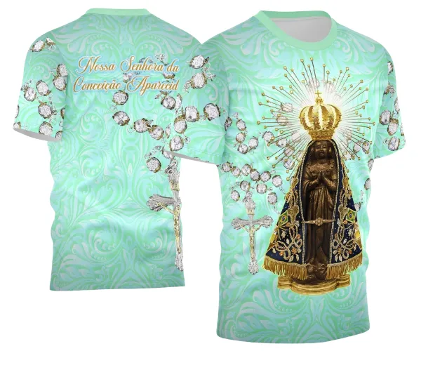 Arte Vetor Camisa Religião - Nossa Senhora Aparecida 2026 - 2025