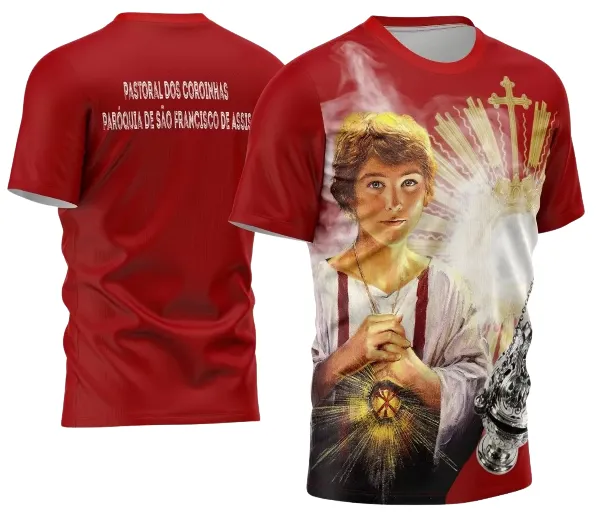 Arte Vetor Camisa Religião - São Tarcísio | Modelo 01