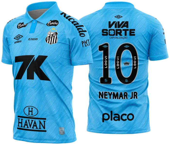 Arte Vetor Camisa Santos Terceira 2025 - 2026