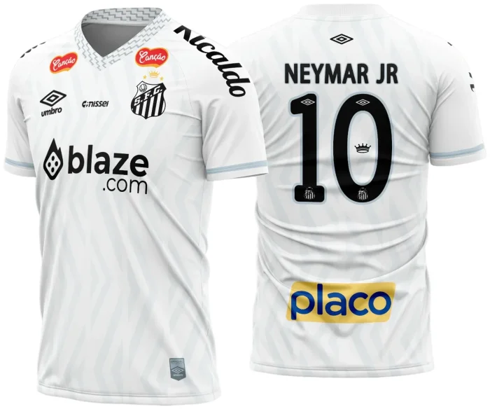 Arte Vetor Camisa Santos Titular 2025 - 2026