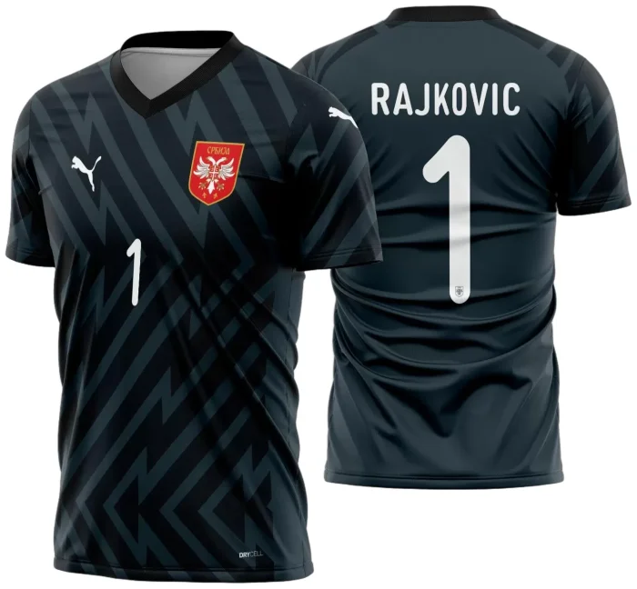 Arte Vetor Camisa Servia Goleiro 2024 - 2025