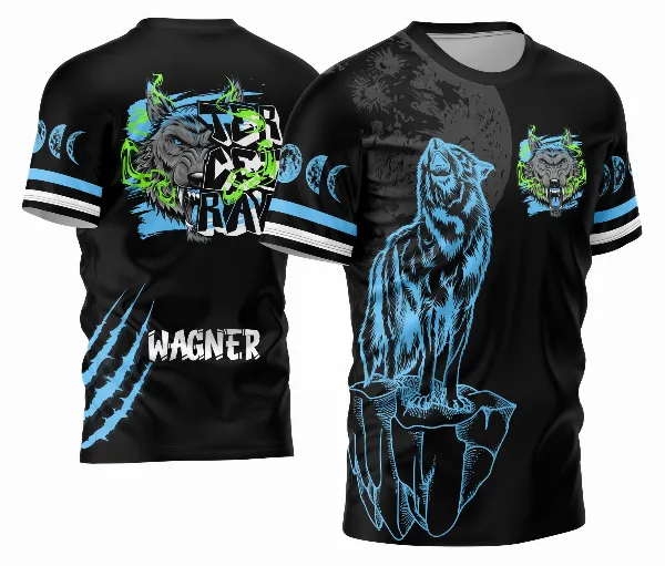 Arte Vetor Camisa Terceirão 2026 Lobo da Lua Modelo 11