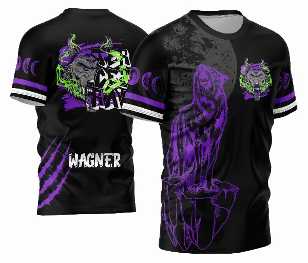 Arte Vetor Camisa Terceirão 2026 Lobo da Lua Modelo 13
