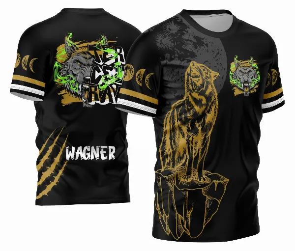 Arte Vetor Camisa Terceirão 2026 Lobo da Lua Modelo 14