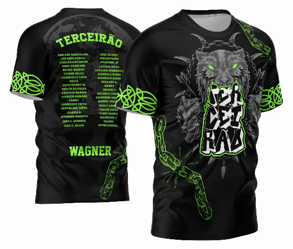 Arte Vetor Camisa Terceirão 2026 Pele de Lobo Modelo 05