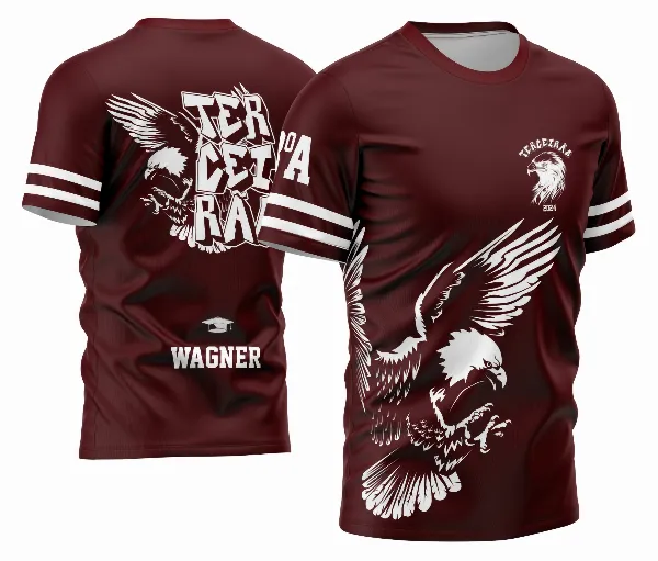 Arte Vetor Camisa Terceirão Águia 2026 Modelo 03