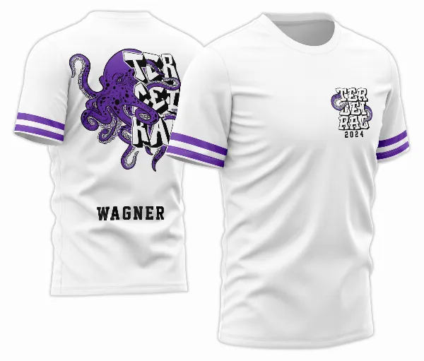 Arte Vetor Camisa Terceirão Polvo Roxo 2026