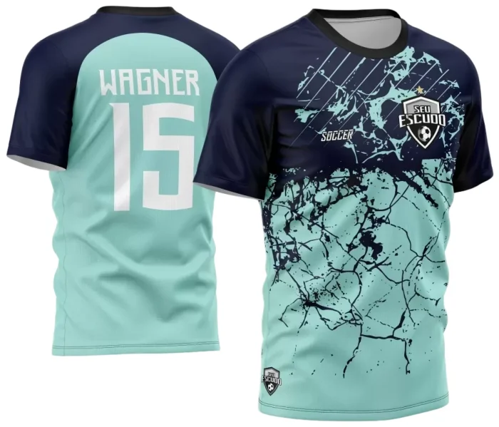 Arte Vetor Camisa Time Jersey Futebol 2024 Rachadura