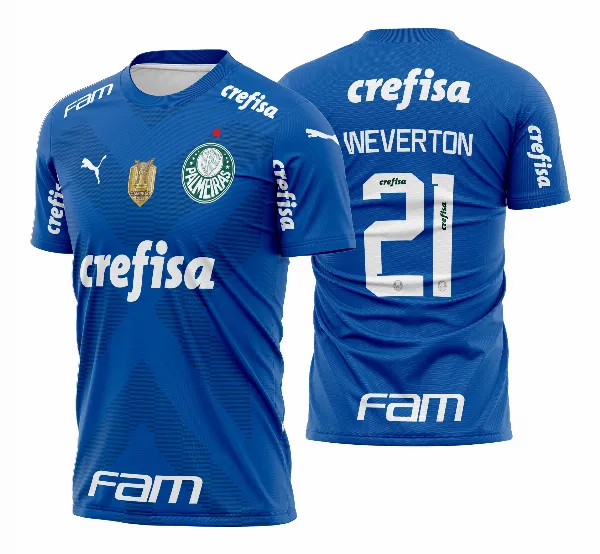 Arte Vetor Camisa Time Palmeiras Goleiro 2023