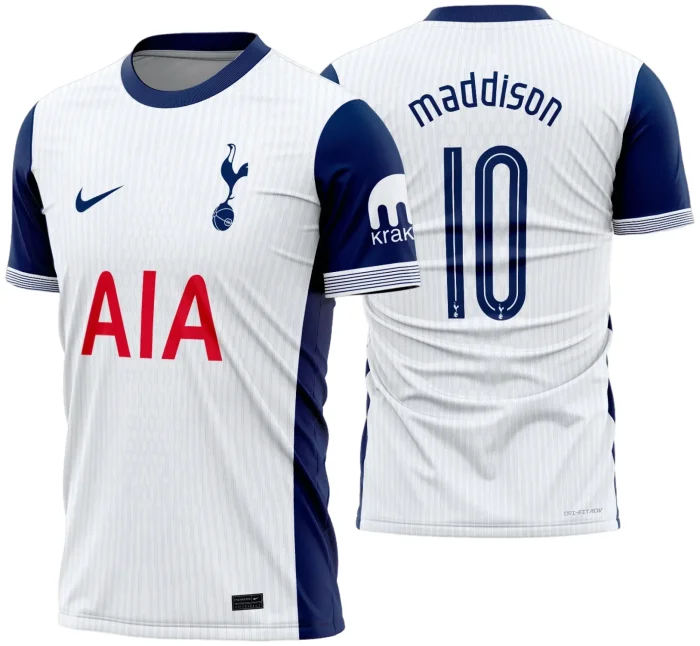 Arte Vetor Camisa Tottenham Titular 2024 - 2025