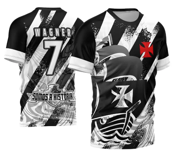 Arte Vetor Camisa Vasco 2024 Personalizada Modelo 03