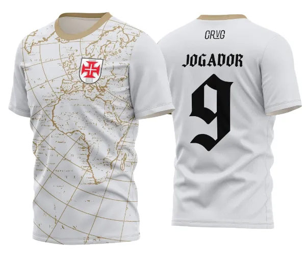 Arte Vetor Camisa Vasco da Gama Mapa