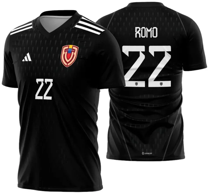 Arte Vetor Camisa Venezuela Goleiro 2024 - 2025