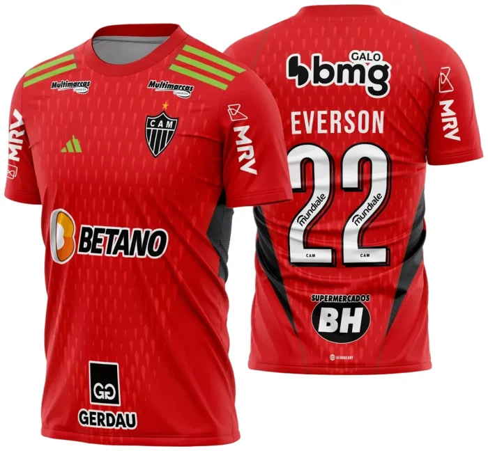 Arte Vetor Estampa Camisa Atlético Mineiro Goleiro III 2023 2024