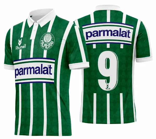 Arte Vetor Estampa Camisa Palmeiras Titular 1993-94