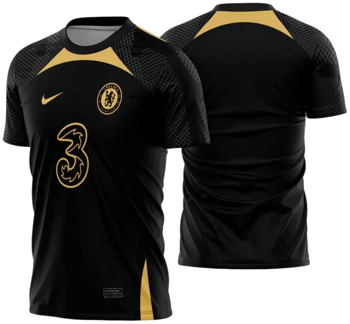 Arte Vetor Estampa Template Camisa Chelsea Treino 2022 - 2023