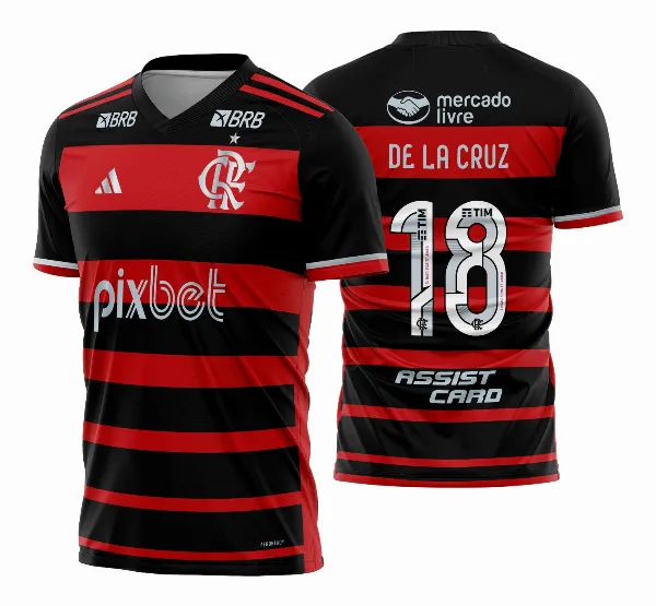 Arte Vetor Nova Camisa Flamengo 2024 - 2025