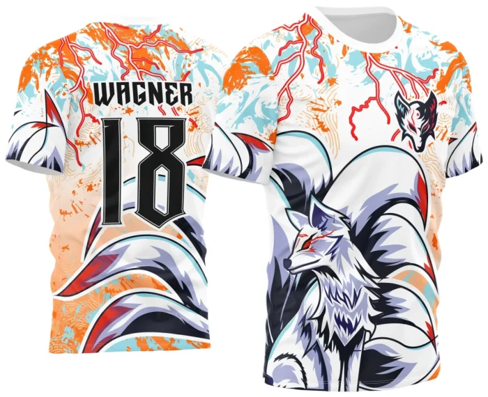 Arte Vetor Template Camisa para InterClasse Raposa de Nove Caudas 2023