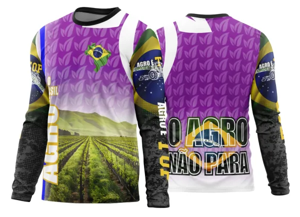 Arte Estampa Camisa Agro 2026 Manga Longa - Modelo 20