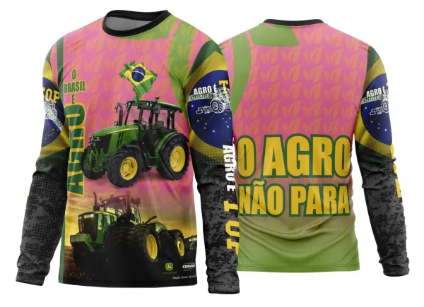 Arte Estampa Camisa Agro 2026 Manga Longa - Modelo 32