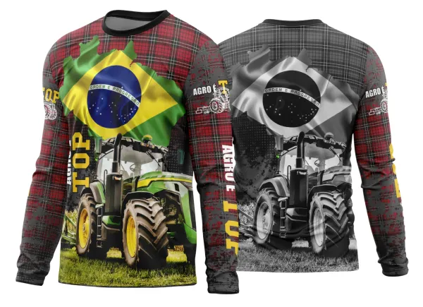 Arte Estampa Camisa Agro 2026 Modelo 05 Manga Longa